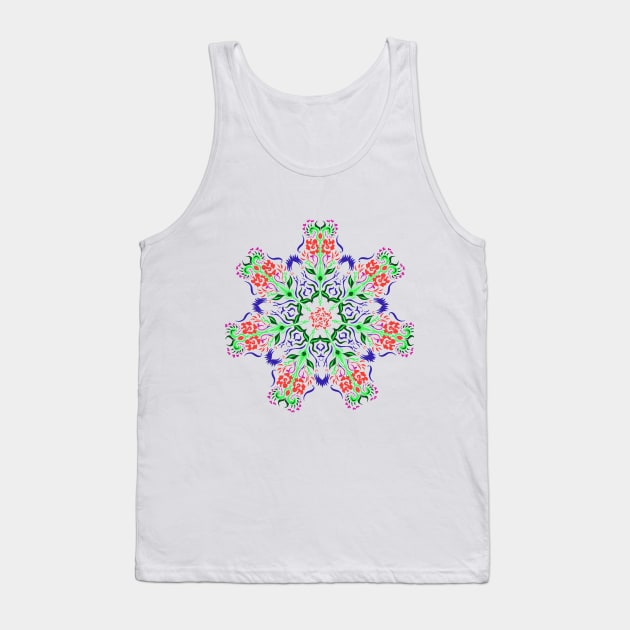 Polish Flower Design Tank Top by Lola1b